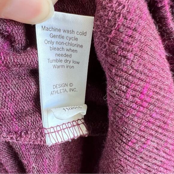 Athleta Inner Twist Hoodie Chianti Heather - Picture 8 of 11